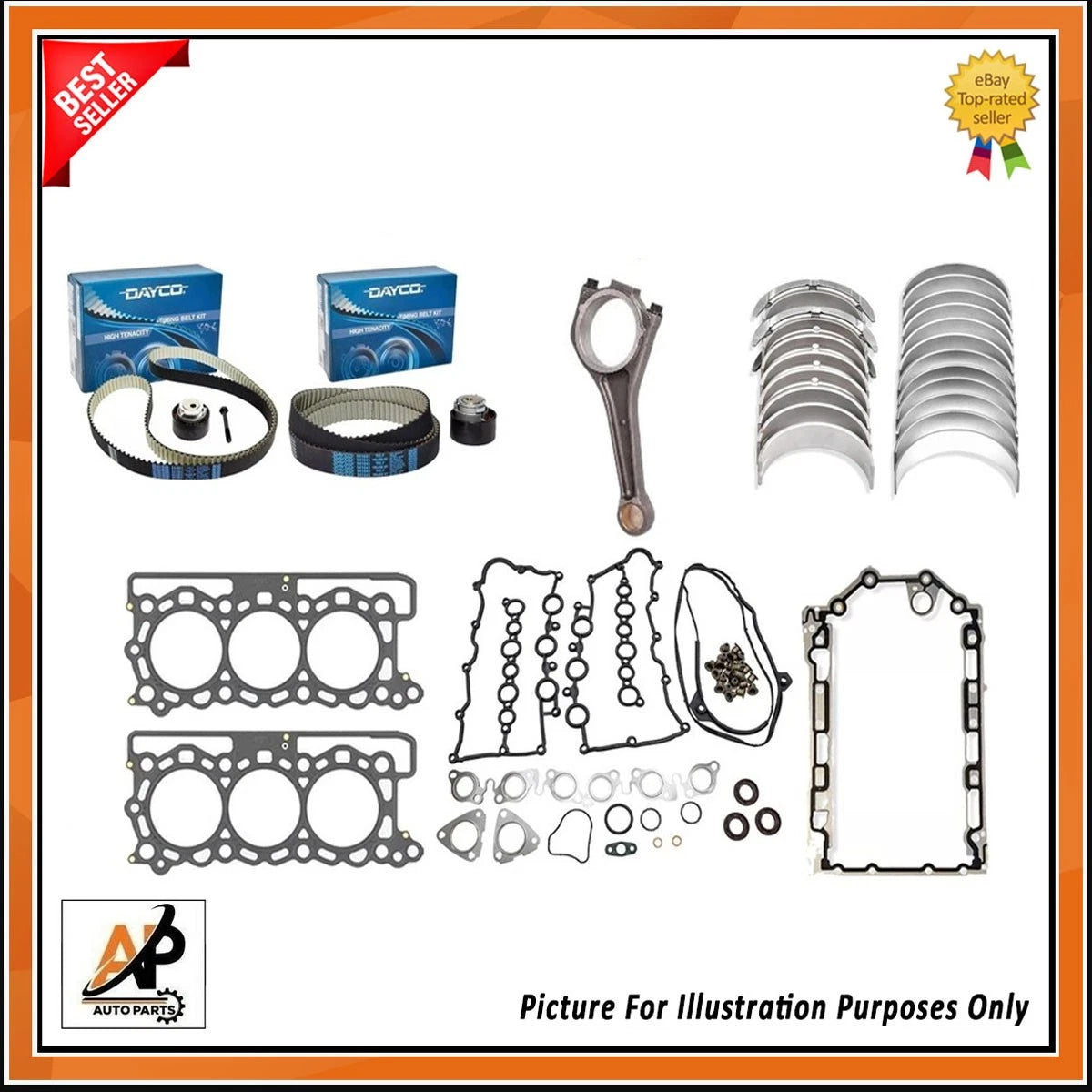 Crankshaft Engine Rebuild Kit for Land Rover Jaguar 306DT TDV6 (2000–2005)