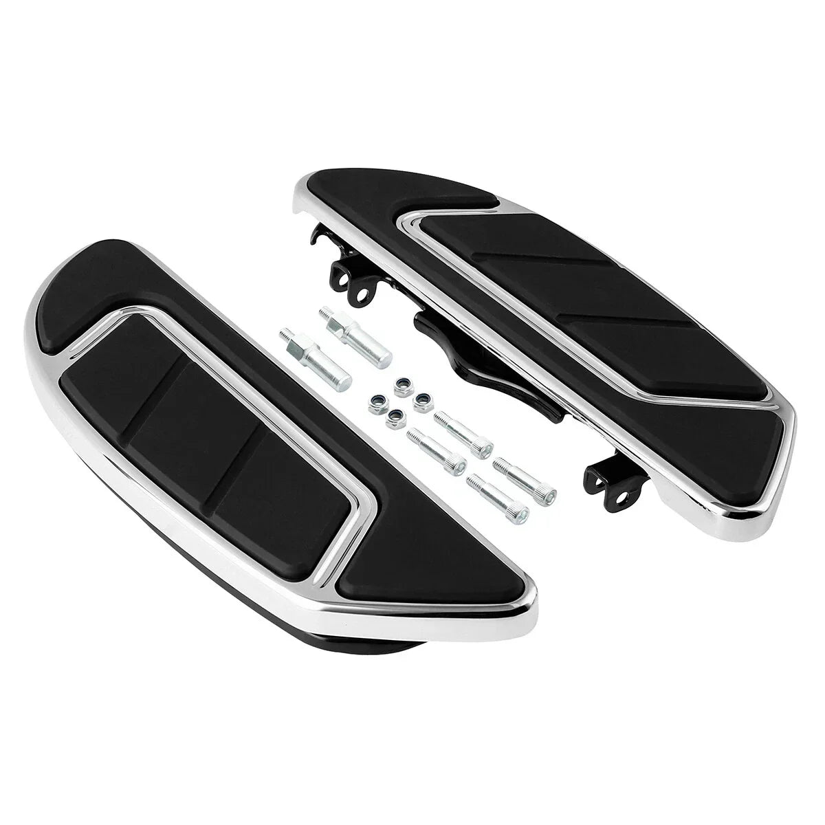 Chrome Driver Floorboards Footboards Bracket for Harley Road Glide (2014-2024)