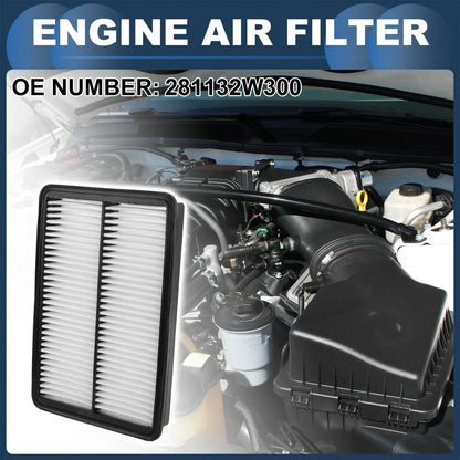 Car Engine Air Filter for Hyundai Santa Fe Sport (2013-2017) 1 x Pc