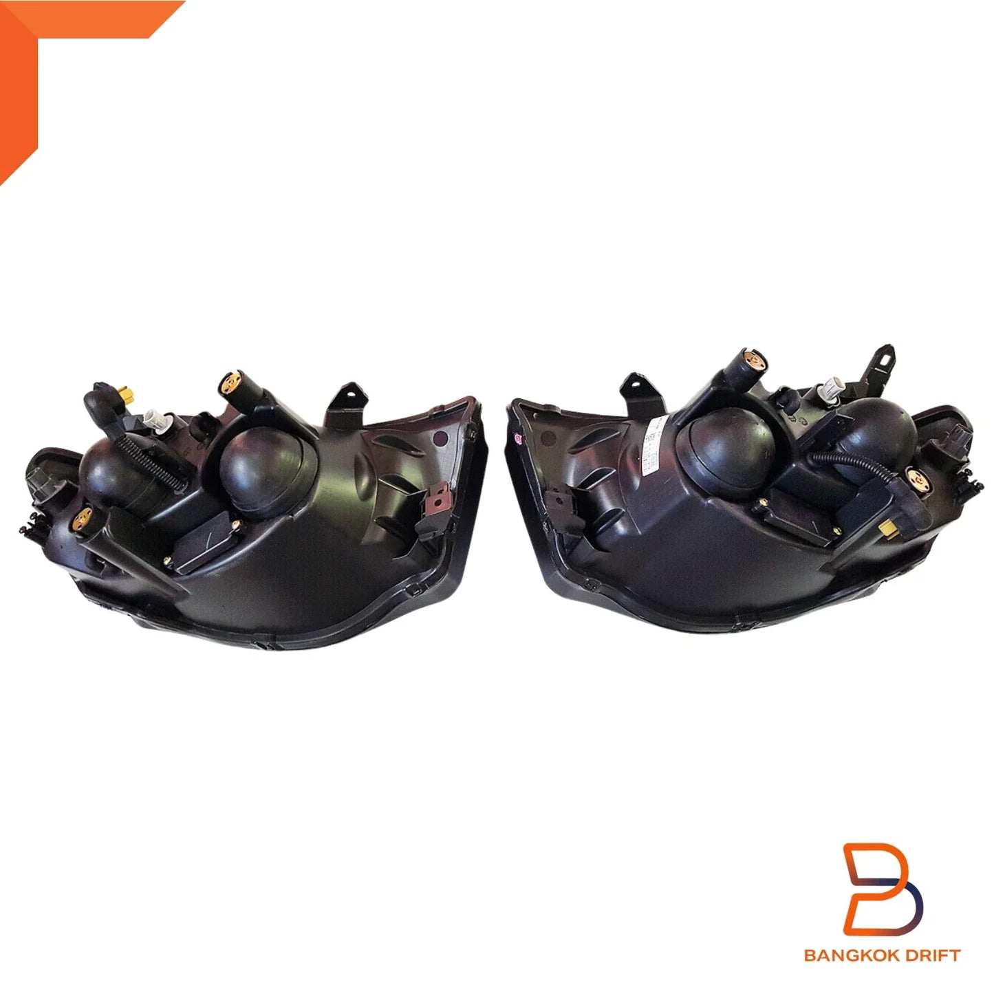 Black Projector Headlight Lamp for Mitsubishi Triton MN ML Ute (2005-2014)