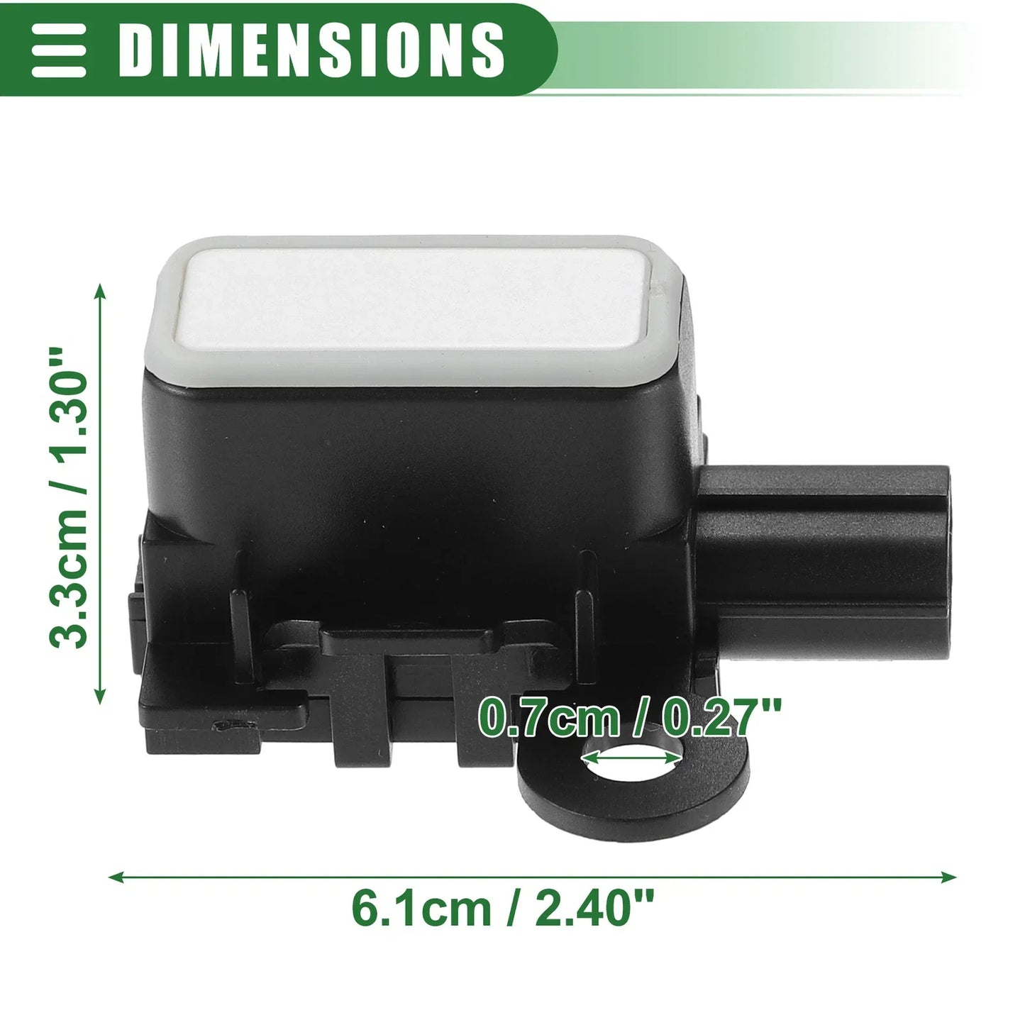 2 x Bumper Reverse Parking Assist Sensors for Lexus GS300 (2006)