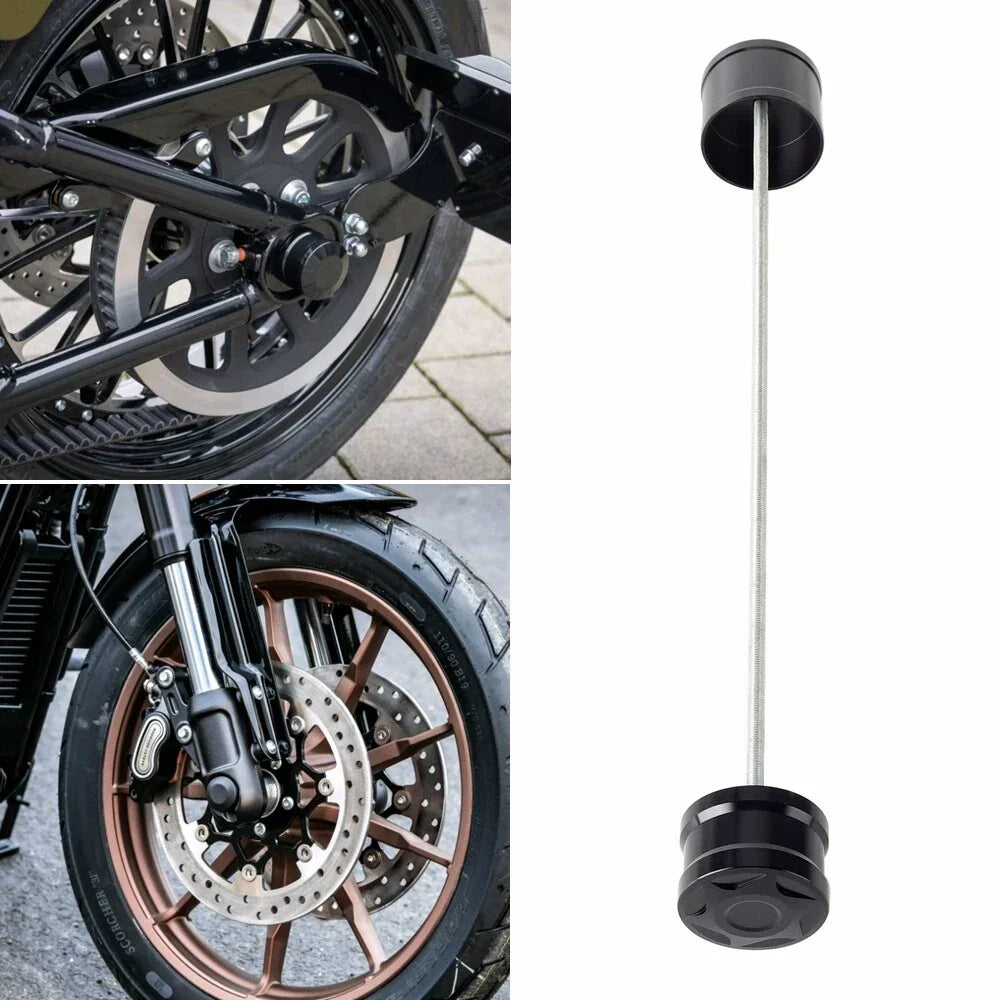 Black Wheel Axle Slider for Harley Nightster RH975 (2022-2023)