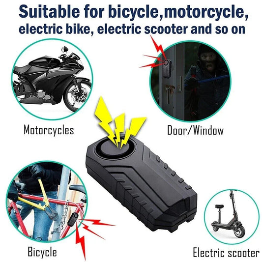 Bicycle Alarm Anti-Theft System for Bike, Motorcycle, Car, Vehicles