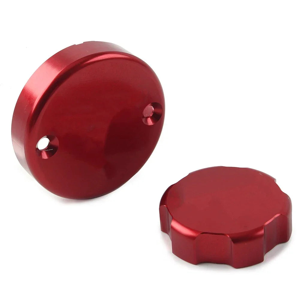 Ducati 848 1098 Front Brake Clutch Reservoir Cover Oil Pump Caps (2008-2012)