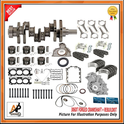 Crankshaft Rebuild Kit OEM for Land Rover Range Rover Jaguar 306DT (2000–2005)