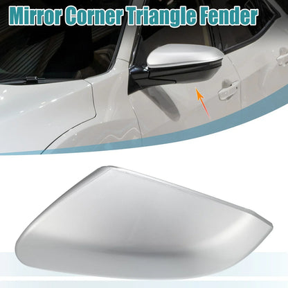 Mirror Corner Triangle Fender Cover Left for Honda Civic (2016-2019) Silver