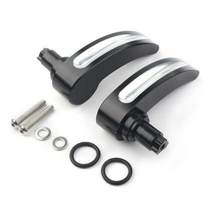 CNC Cut Saddlebag Lid Lifter for Harley Touring Road King (2014-2018) Black