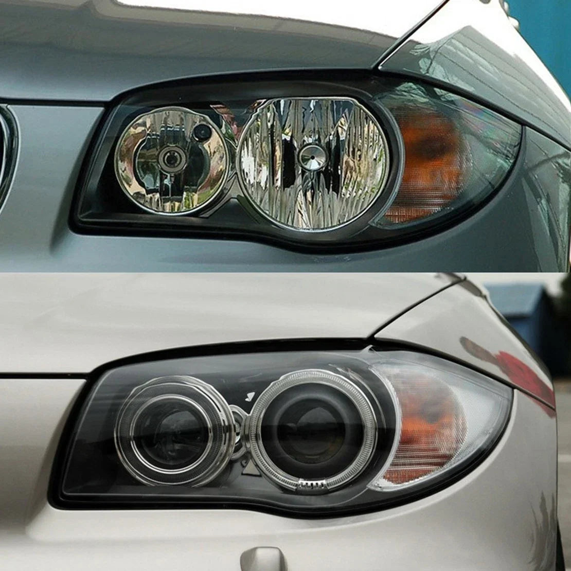 Left Headlight Diffuser Lens Cover for BMW 1 Series E81 E87 E88 (2003-2011)