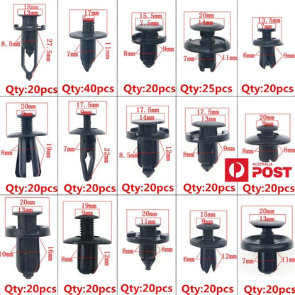 Mud Flap Fasteners  Push Clips for Bumper Fender Liner (Fits Various Years)