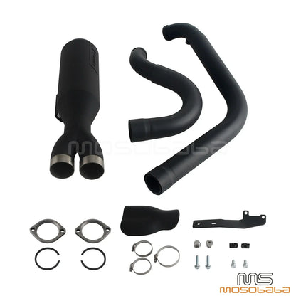 304 Stainless Steel Exhaust System for Harley Dyna Street Bob EFI (2006)