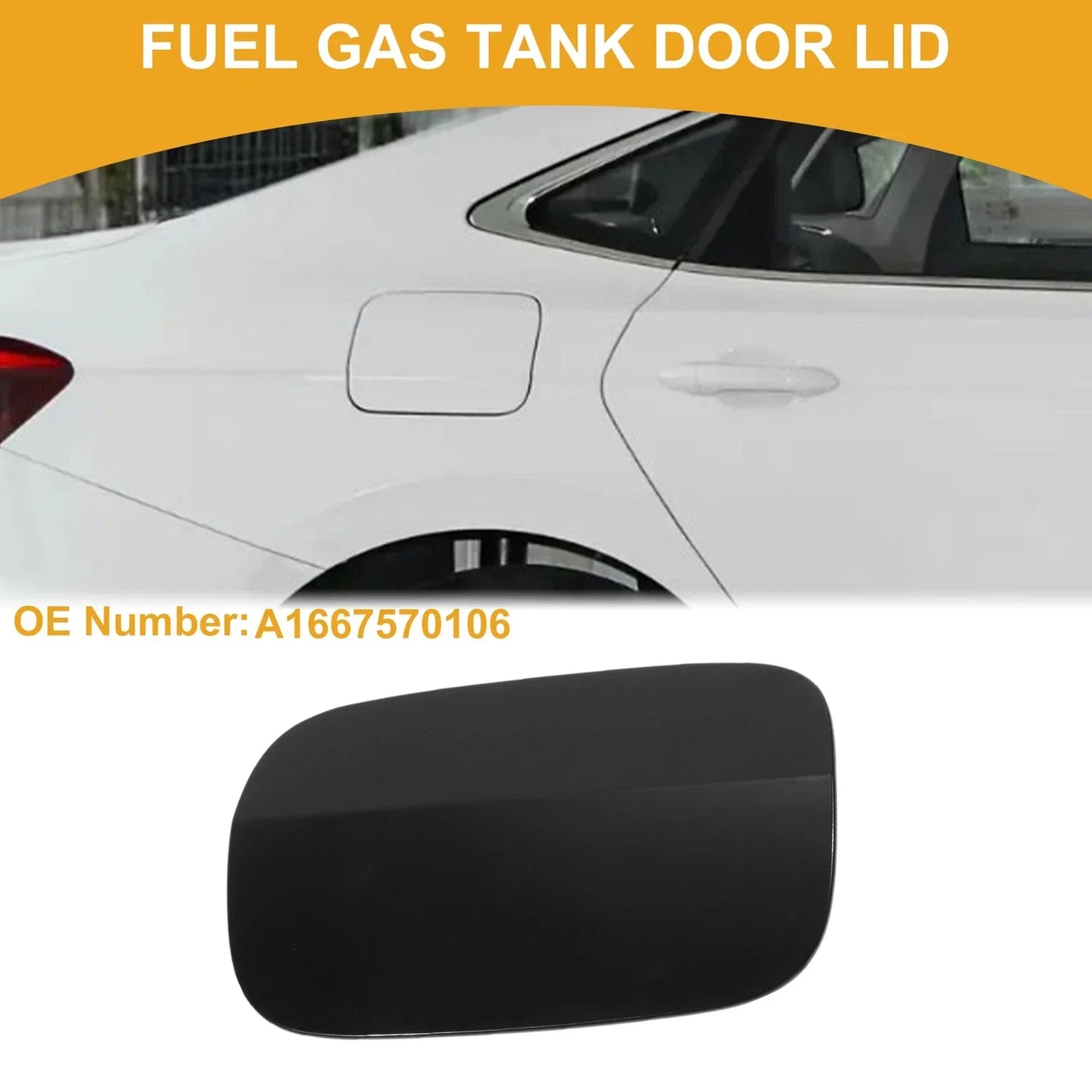 Fuel Tank Door Cap for Mercedes-Benz GLS320 (2017-2023) Clip Type No.A1667570106