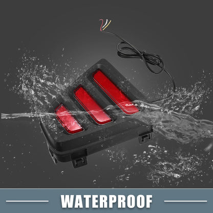 Rear Bumper Reflector LED Brake Tail Light for Honda Fit Jazz (2014-2017)