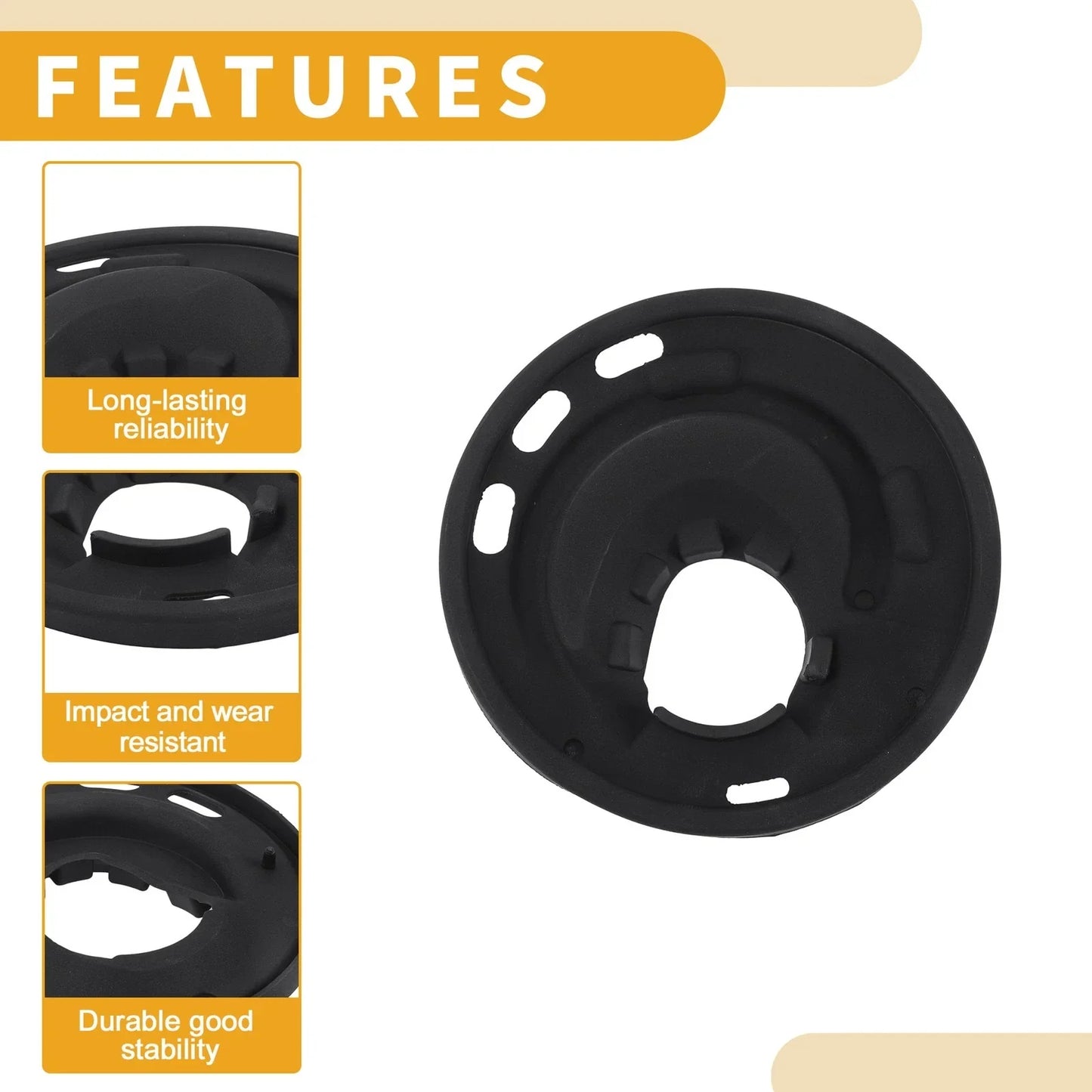 Coil Spring Insulators for Lexus ES350 2008-2012 Rubber 1 x Pair
