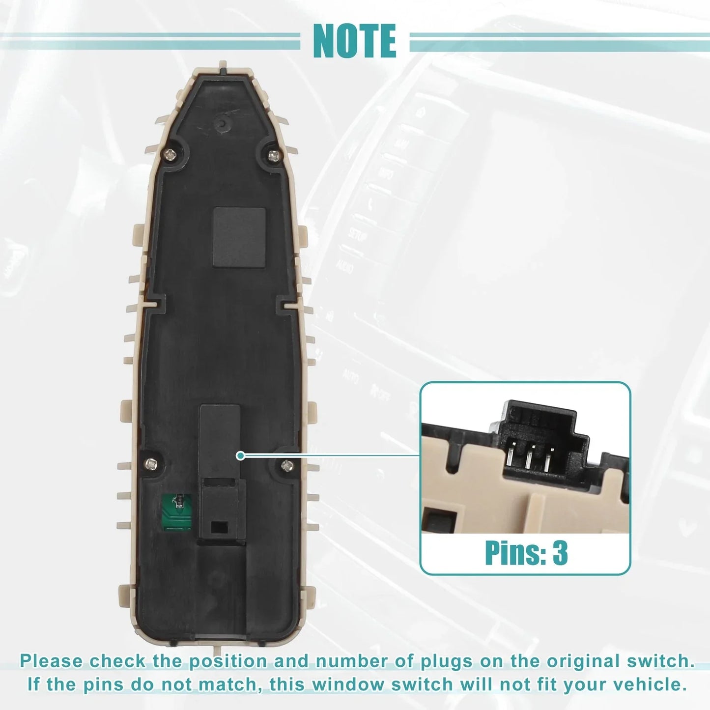 Power Window Switch for Mercedes-Benz GLC300 (2016-2018)