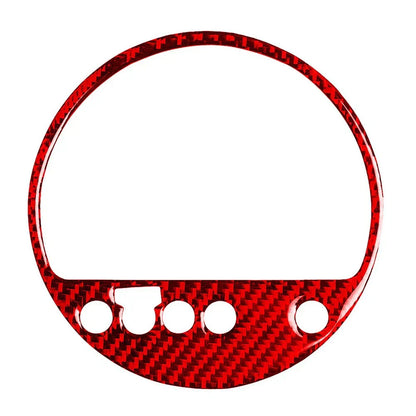 Red Central Console Gear Shift Panel Cover Trim for Audi TT TTS TTRS (2008-14)