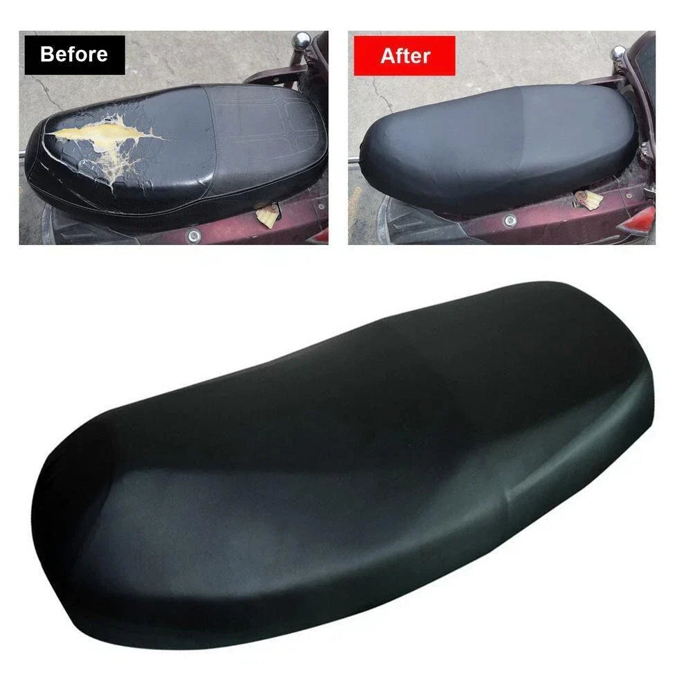 Scooter Cushion Seat Cover Waterproof Black Leather for Scooter