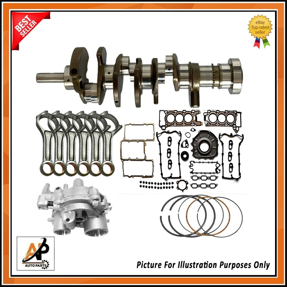 Crankshaft Rebuild Kit Heavy Duty for Land Rover Discovery 306PS (2017–2024)