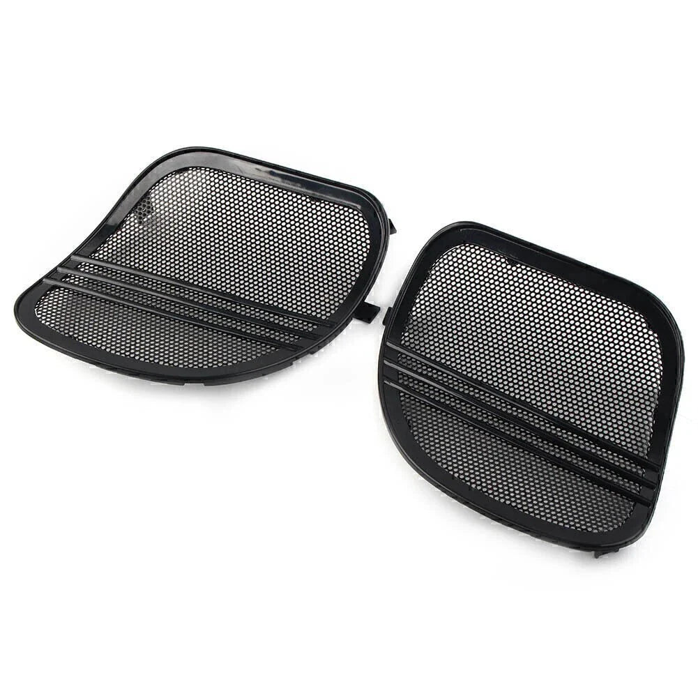 Tri-Line Speaker Grills Covers for Harley Road Glide (2015-2022) Black
