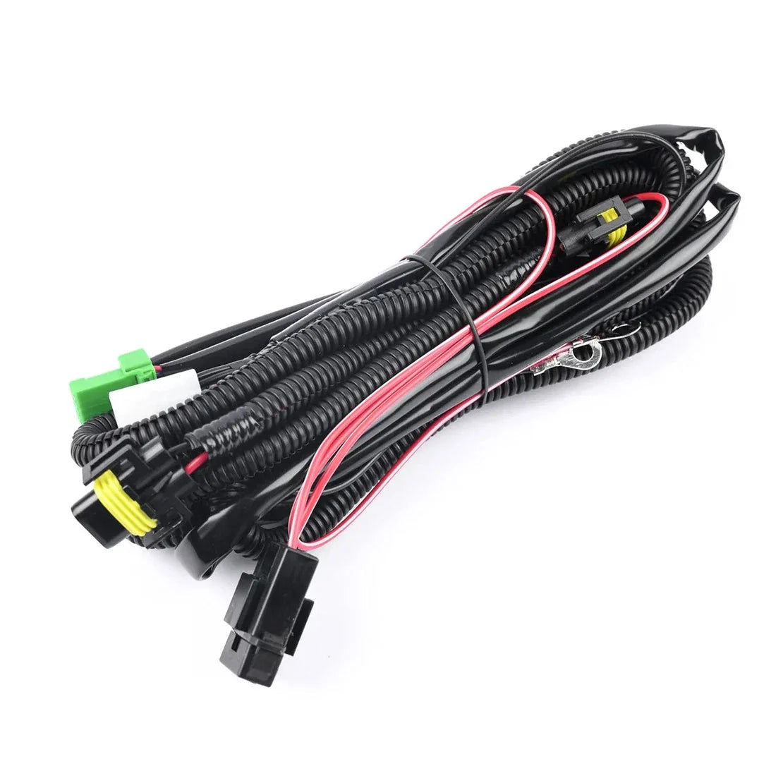 H8 Fog Light Lamp Wiring Harness 12V 40A Relay Switch Kit for Nissan (2010-2015)