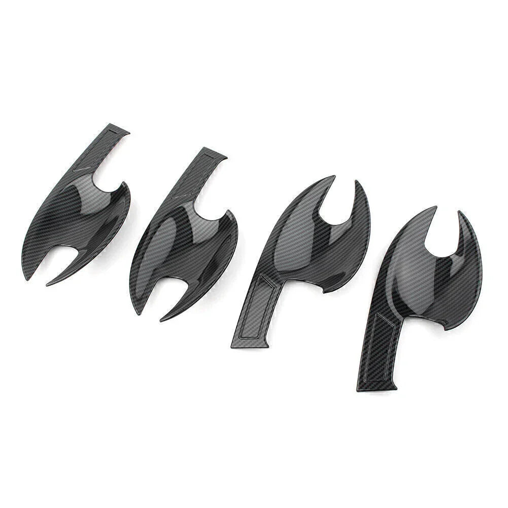 Carbon Fiber Inner Door Handle Bowl Cover Trim for Mazda CX-5 (2017-2020)