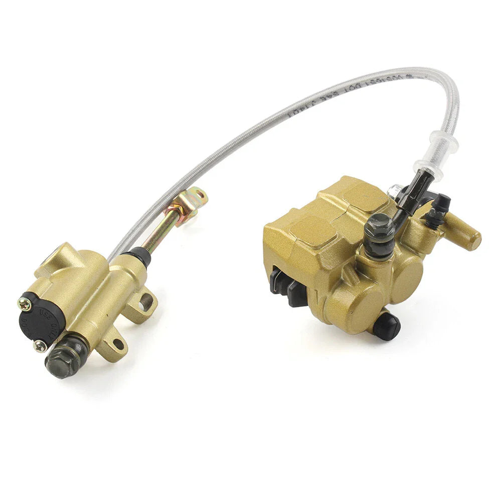 Rear Hydraulic Brake Cylinder Caliper Pads for Apollo SSR 110CC 125CC Dirt Bike