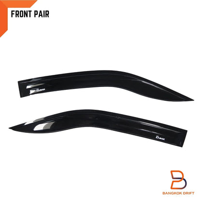 Weather Shield Window Visor Rain Guard for Isuzu D-Max 2020-2023 Dual Cab