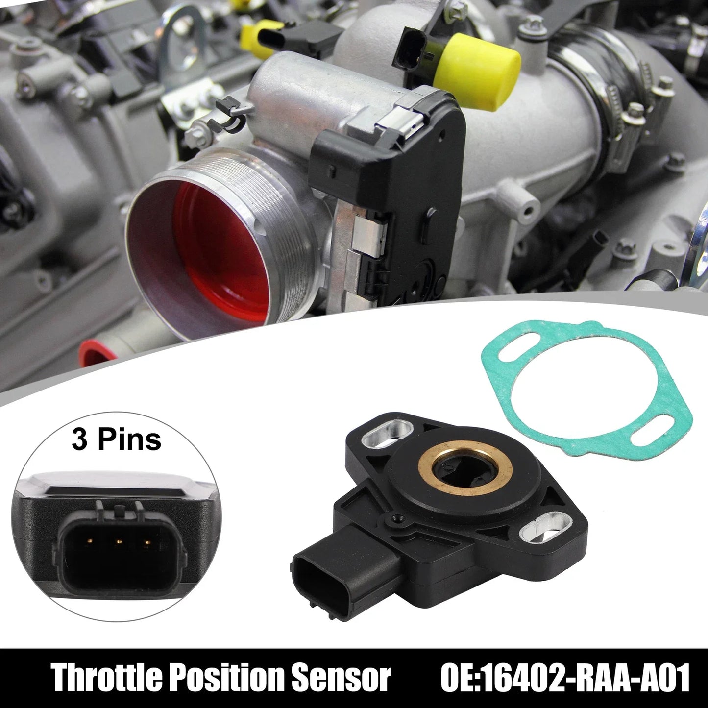 Throttle Position Sensor for Honda Civic 2002-2004 (2 x)