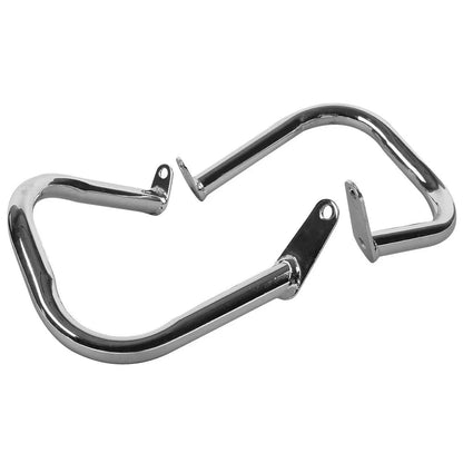 Black/Chrome Engine Guard Crash Bar for Yamaha Vstar Dragstar 400 650 (97-16)