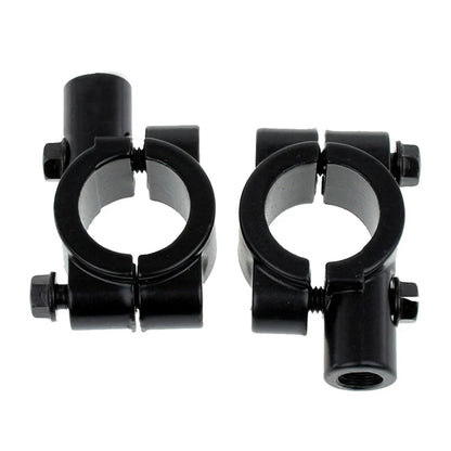 22MM M8 Black Motorcycle Handlebar Mirror Mount Clamp