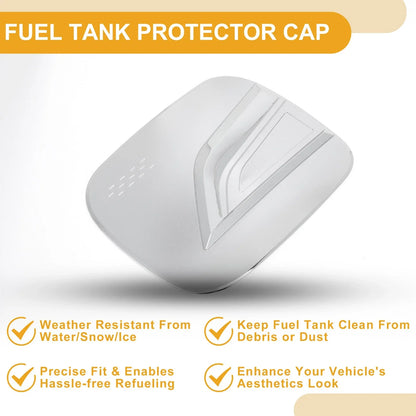 Fuel Tank Door Cap for Lexus NX 2022-2025 Gas Tank Flap Chrome Silver Tone