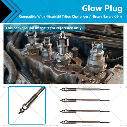 4 Pcs Glow Plugs for Mitsubishi Challenger Triton ML MN (2009-2015)