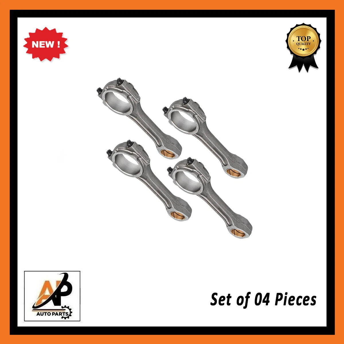 Connecting Rod Set 4 Pieces for Ford Ranger Transit 2.2 TDCI (2010–2019)