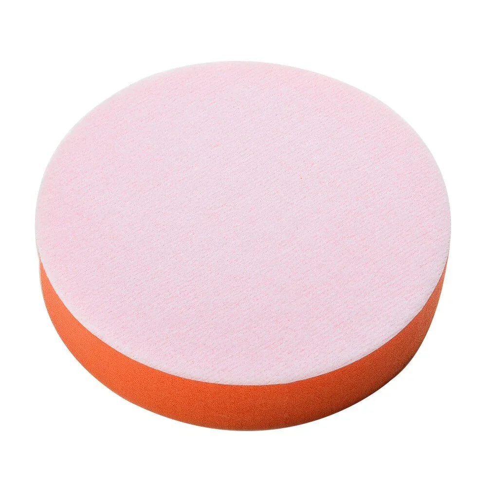 4pc 125mm/5in Car Polishing Buffing Pad Flat Sponge Polisher Buffer Pads