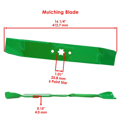 Deck Blade 46 Inch Replacement for White Outdoor GT-2150 LT-1850 ZTT-2150 (2008–2018)