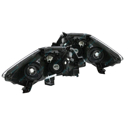 LH & RH Non-Xenon Replacement Headlights Pair for Toyota Corolla 2009-2012