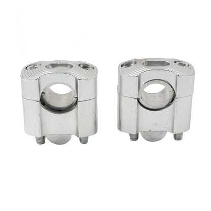 7/8 to 1-1/8 Handlebar Fat Bar Mount Clamps Risers for Dirt Pit Bike ATV