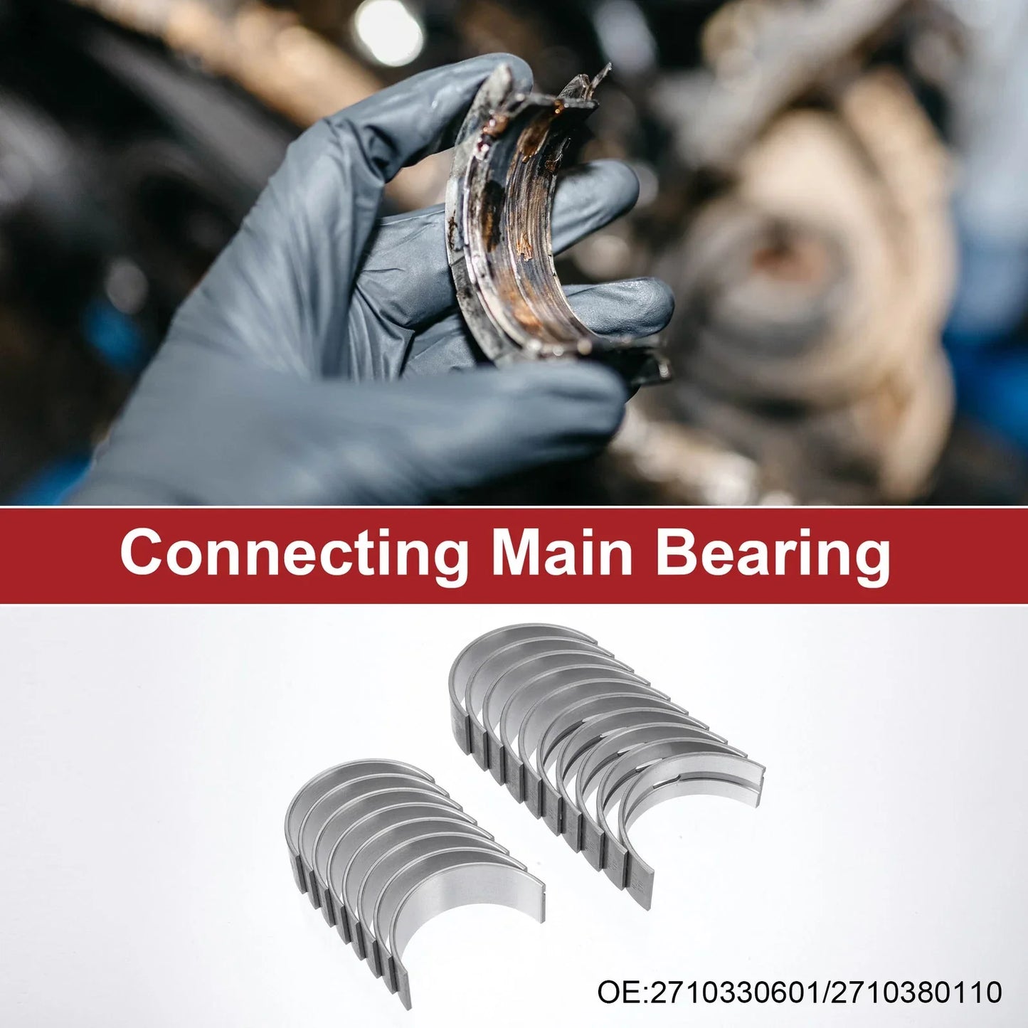 Main Bearing & Connecting Rod Bearing Kit for Mercedes-Benz C180K (2007-2014)