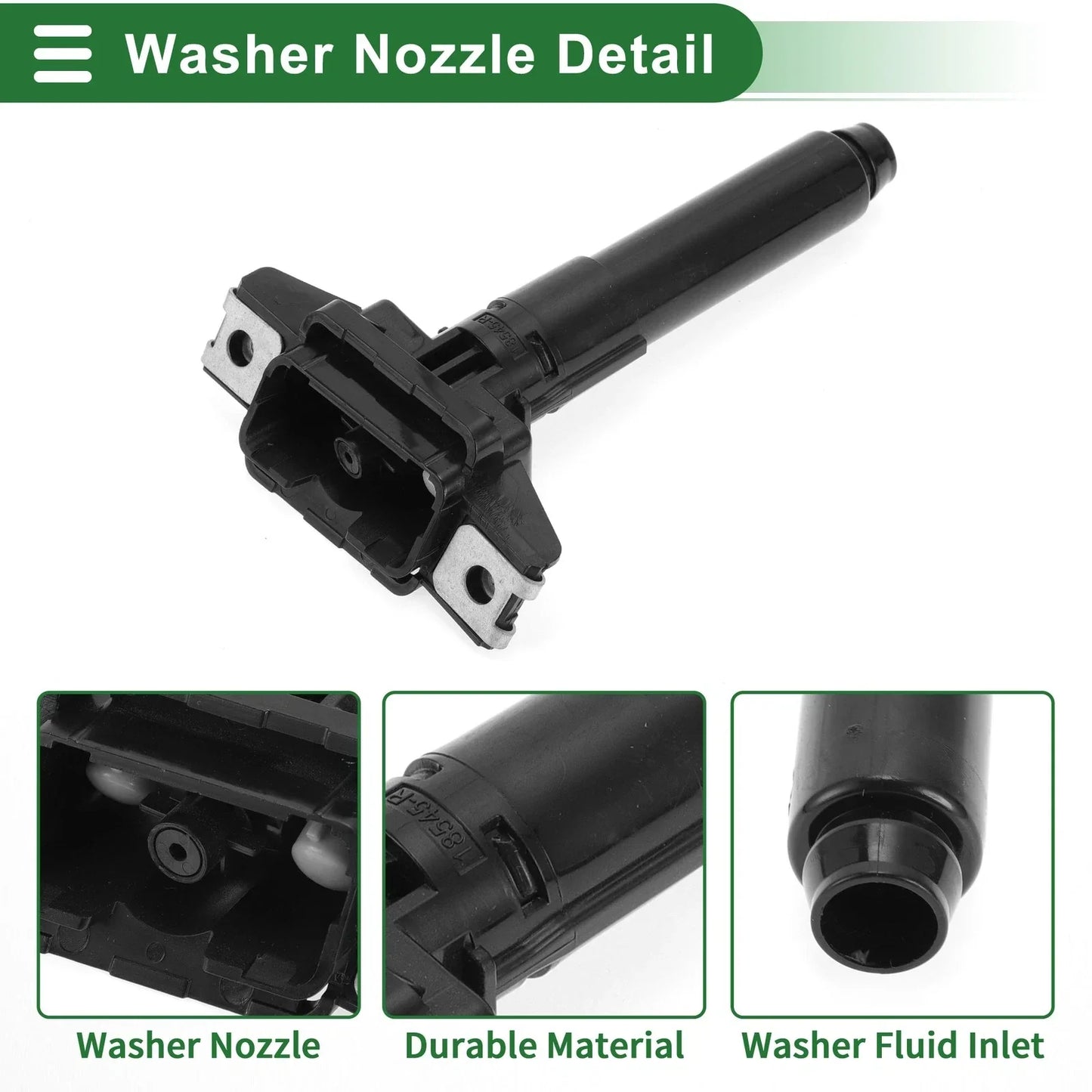 Headlight Washer Nozzle for Honda CR-V 2015-2020 (2 x Nozzles)