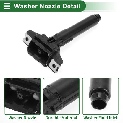 Headlight Washer Nozzle for Honda CR-V 2015-2020 (2 x Nozzles)