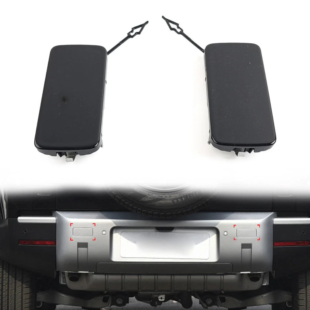 Rear Trailer Hook Covers for Land Rover Defender 90 110 130 (2020-2024)
