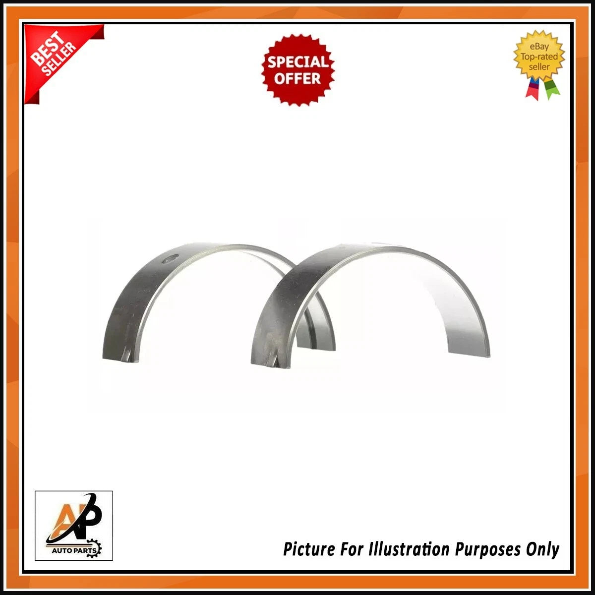 Crankshaft Main Bearings STD Size Replacement for Citroen Xsara (1997–2005)