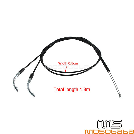 1.3M Black Throttle Cable for Harley Sportster XL1200C XL1200T XL1200N (2004-2023)