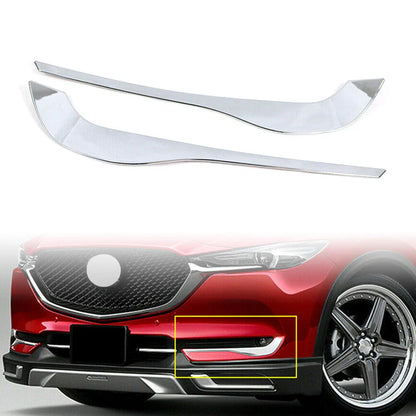 Chrome Front Fog Light Eyelid Trim for Mazda CX-5 (2017-2020)