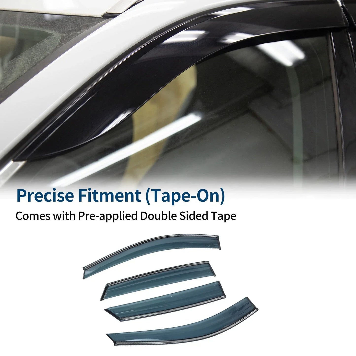 Car Window Deflectors for Hyundai Tucson Side Window Vent Visors (2010-2015)
