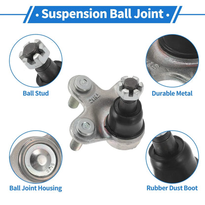 2 x Front Lower Ball Joints for Honda Accord (2017-2022)