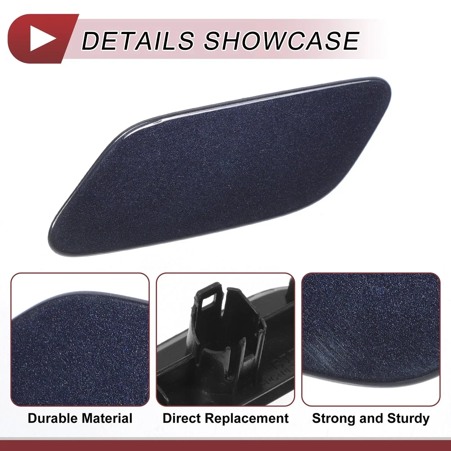 Front Left Washer Nozzle Cover for Lexus RX350 (2019-2022) Blue 1 x Cap