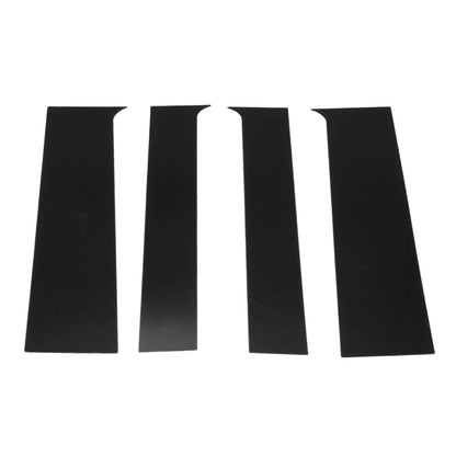 4 Pcs Door Pillar Window Trim for Chevy Colorado (2015-2020) Black