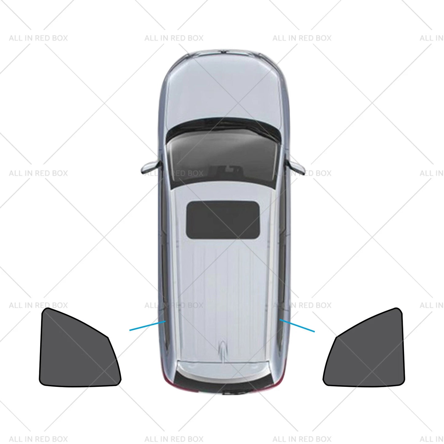 Magnetic Mesh Sun Blind Shades for BMW iX3 (2023-2024)