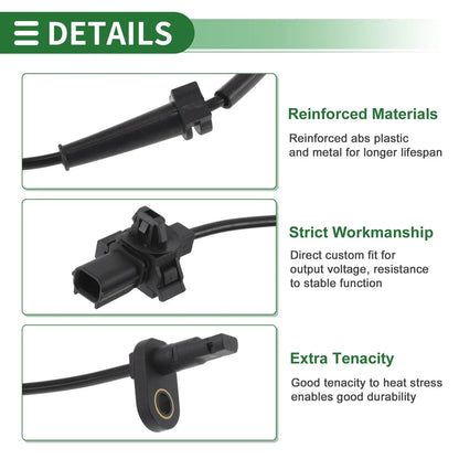 ABS Wheel Speed Sensor for Honda Jade Fr1 Front Left (2013-2018)