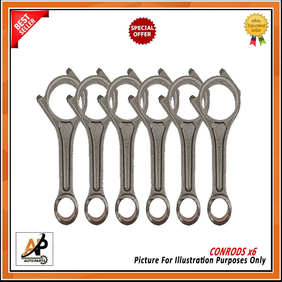 Engine Bearings and Piston Rods Replacement Kit for Range Rover Velar (2014–2020)
